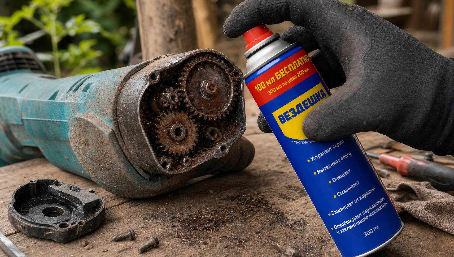 ВЕЗДЕШКА (универсальная смазка-аэрозоль) - аналог WD-40